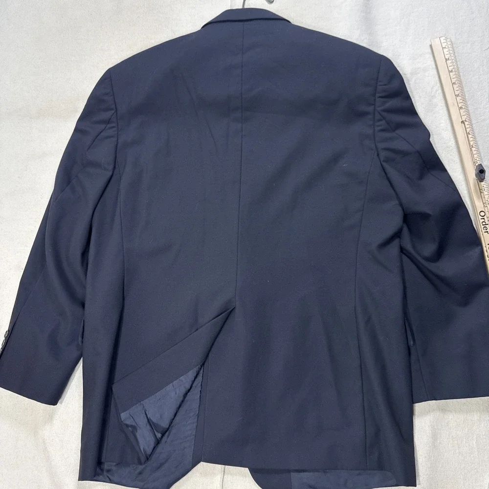 Brooks Brothers Loro Piana Blazer Mens 44R Black Wool Brooksease